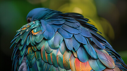 Obraz premium colorful feather