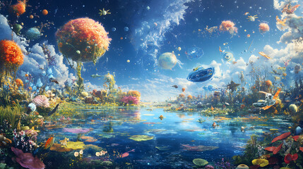 Exploring the Surreal and Colorful World of Anomalies in Nature and Space