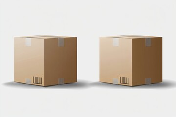 Fototapeta premium Container mock up