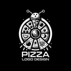 Obraz premium Pizza Vector Logo Design