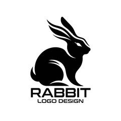 Fototapeta premium Rabbit Vector Logo Design