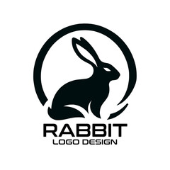 Fototapeta premium Rabbit Vector Logo Design