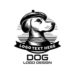 Fototapeta premium Dog Vector Logo Design