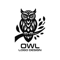 Fototapeta premium Owl Vector Logo Design