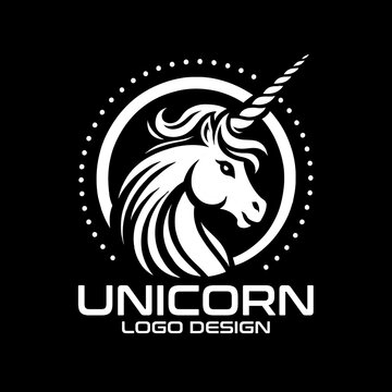 Unicorn Vector Logo Design