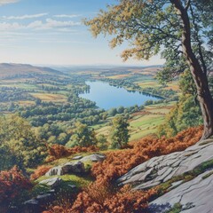 Stunning view from Bamford Edge