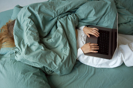 Working in bed