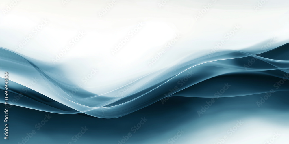 Aufkleber a modern color combination of blue-gray and white, fading smoothly with a soft, grainy texture overl