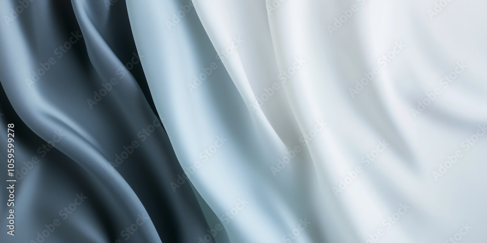 Poster a subtle blend of cool blue, soft gray, and bright white in a smooth gradient with grainy texture, p