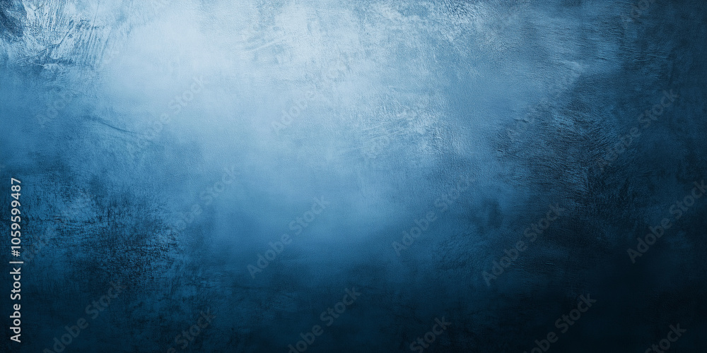Poster a minimalistic gradient of blue and gray tones with soft white accents, overlaid with noise texture 
