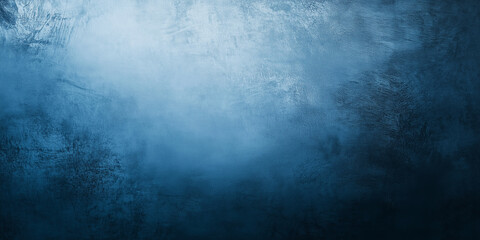 Obraz premium A minimalistic gradient of blue and gray tones with soft white accents, overlaid with noise texture to create a smooth yet grainy abstract background, perfect for a banner or poste