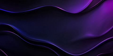 Fototapeta premium A rich dark purple, blue, and black background, with glowing vibrant gradients and grainy noise texture creating depth and atmosphere, perfect for a striking and modern abstract de