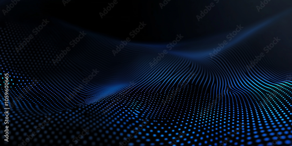 Aufkleber a deep blue and black abstract design with grainy noise texture adding depth and a textured feel, id