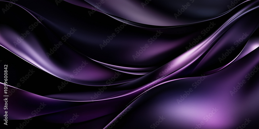 Aufkleber a smooth blend of dark plum and black with a grainy noise texture overlay, creating a bold, moody ab