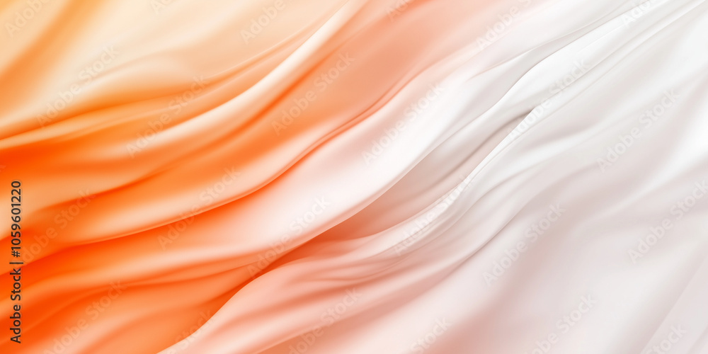 Poster a soft pastel orange-to-white gradient background with a light grainy texture, creating a smooth and