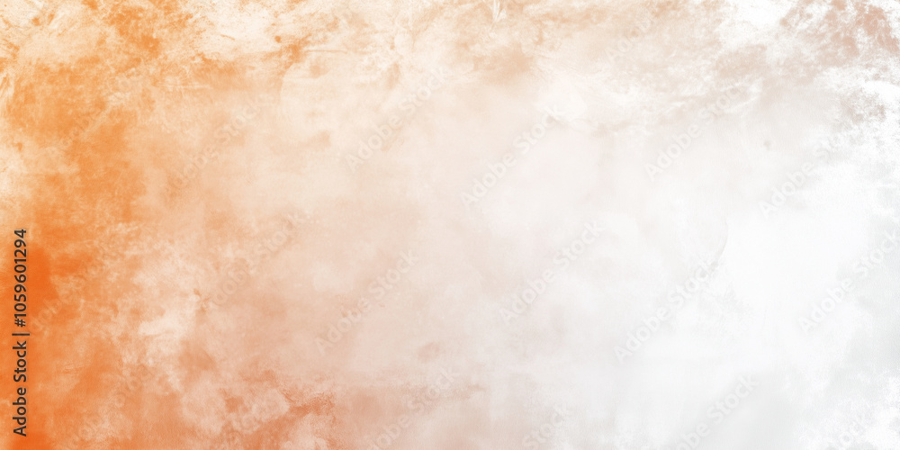 Aufkleber a soft gradient of pastel orange and creamy white, enhanced with a subtle grainy texture to add dept