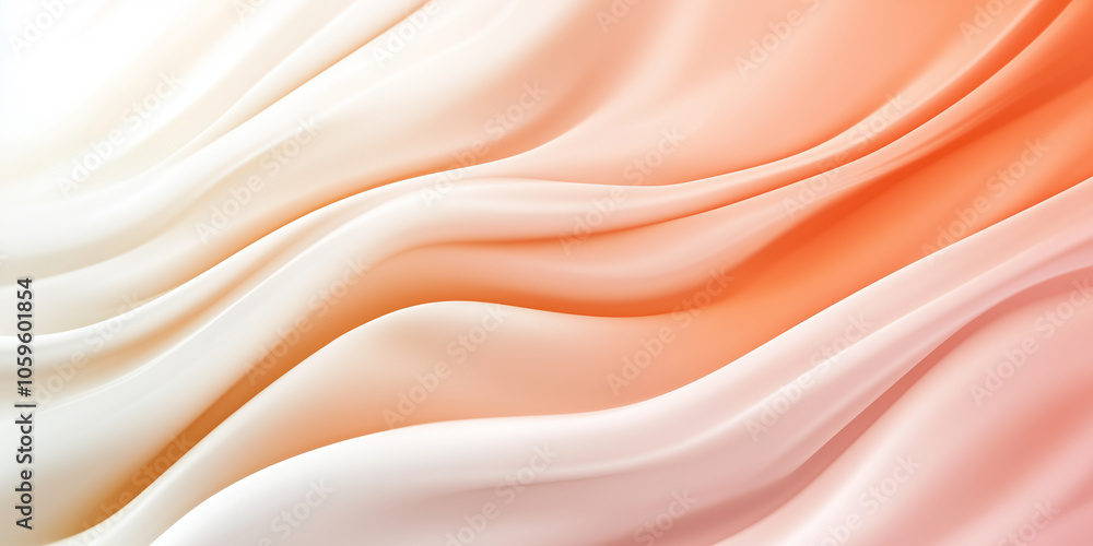 Aufkleber a soft pastel gradient of light orange and white, with fine grainy textures creating a smooth and in