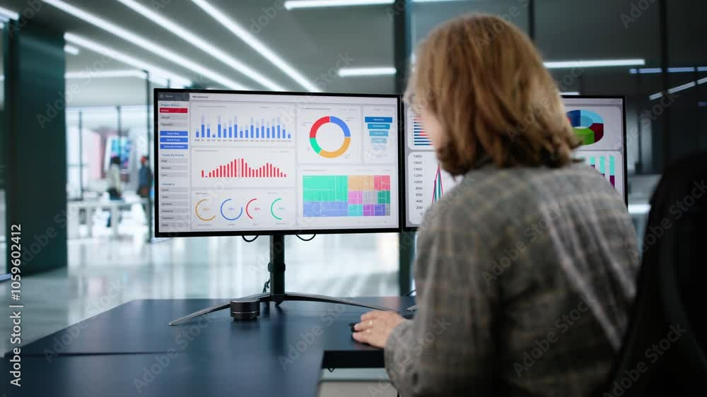 Aufkleber Data Analyst Using Data Analytics KPI