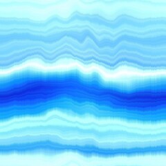 Modern summer striped blur wash seamless pattern background for trendy beach wear and coastal living designs. Repeatable alcohol ink bleed effect in blue white indigo colors