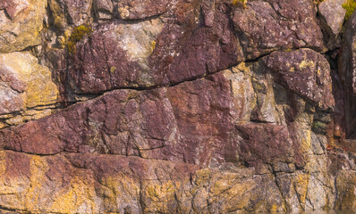 Surface Layer Of Rock
