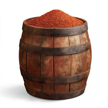 Paprika powder isolated, seasoning spice.