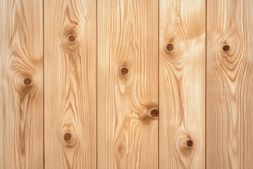 Fototapeta premium Natural wood texture with prominent grain and knots, perfect for rustic backgrounds and design elements