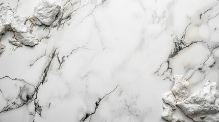Obraz premium Copy space on white marble background
