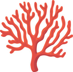 Naklejka premium simple vector coral clipart
