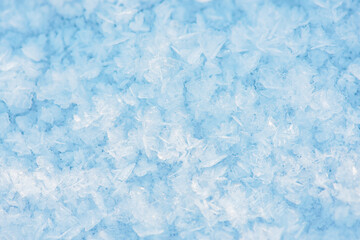 Hintergrund blau eisig und gefroren bei Frost