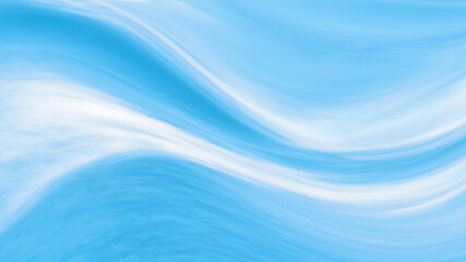 Welle im Wasser ist glatt, fließend und kräftig