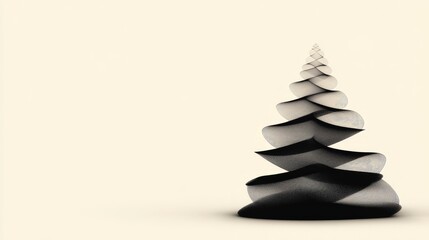 3d rendered christmas tree