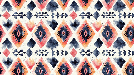 Fototapeta premium Back to school seamless pattern with colorful stationery items and cheerful designs ideal for educational materials and themed products