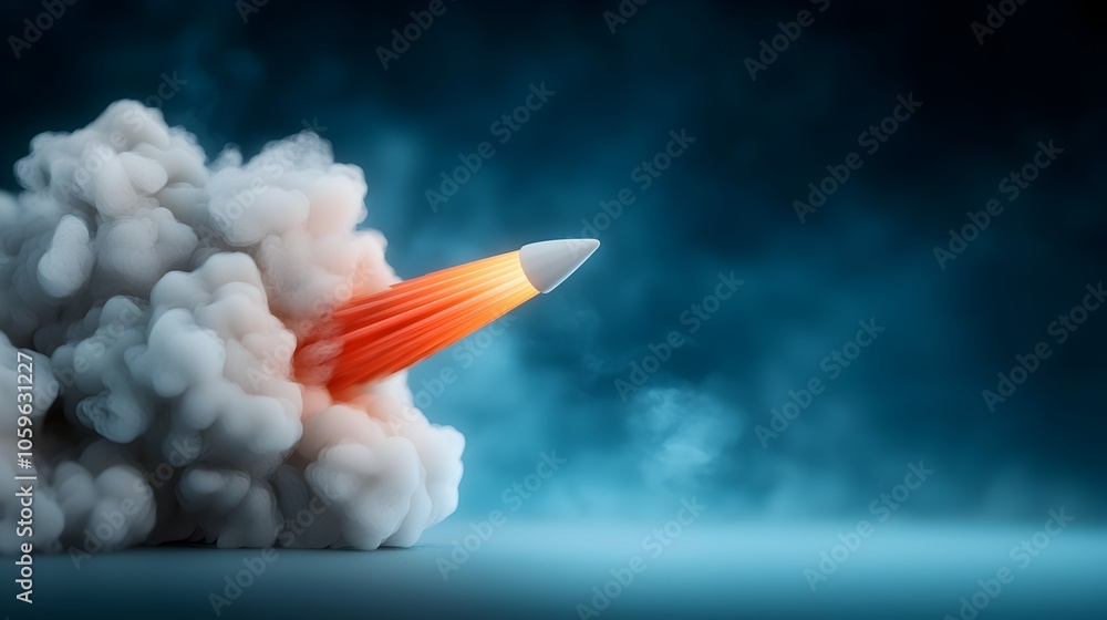 Poster vibrant and dynamic neon colored fireworks exploding in the night sky creating a bold and celebrator