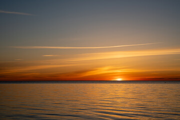 Obraz premium sunset over sea