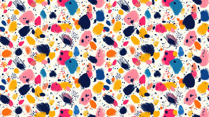 Seamless abstract pattern suitable for fabrics textiles and gift wrapping versatile design for kids products and home decor