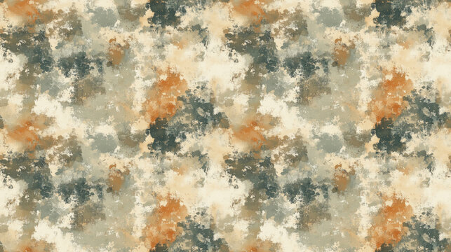 Khaki camouflage texture featuring a seamless watercolor design perfect for graphic apparel or military themed projects