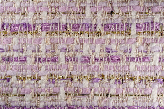 Modern tweed luxury fashion woollen fabric texture macro