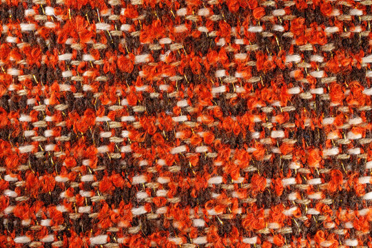 Modern tweed luxury fashion woollen fabric texture macro