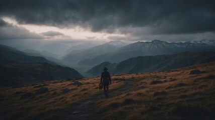 Obraz premium 8K Cinematic Moody Wallpaper