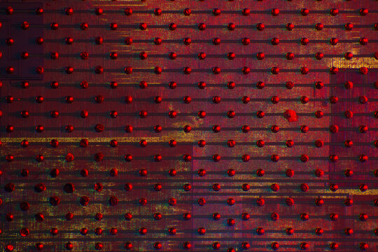 Wafer chip bumping micrograph