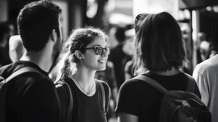 Fototapeta premium people talking