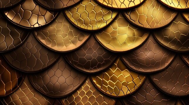 Rose Gold Dragon Scales – Finfolk Productions