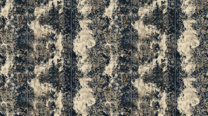 Obraz premium Seamless textile pattern of grunge and distressed carpet and rug designs stylish home decor