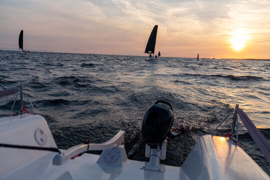 Sailing into the Sunset with an Outboard Motor
