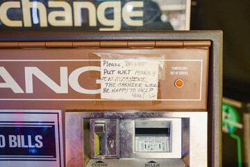 Sign About Wet Money