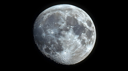 Obraz premium Detailed Moon Surface Photo
