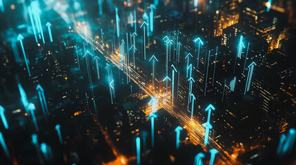 Fototapeta premium abstract professional business team people innovation connection of line from nail node to node on map background , networking concept