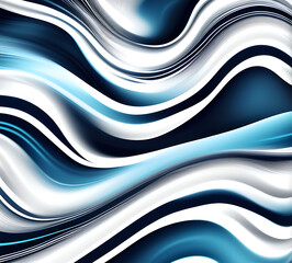 Blue and colorful wavy dynamic motion graphics. light motion shape curve. wavy banner template. background texture, neat cracks, 8k quality. generative ai	