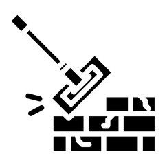 Brick Wall icon vector illustration