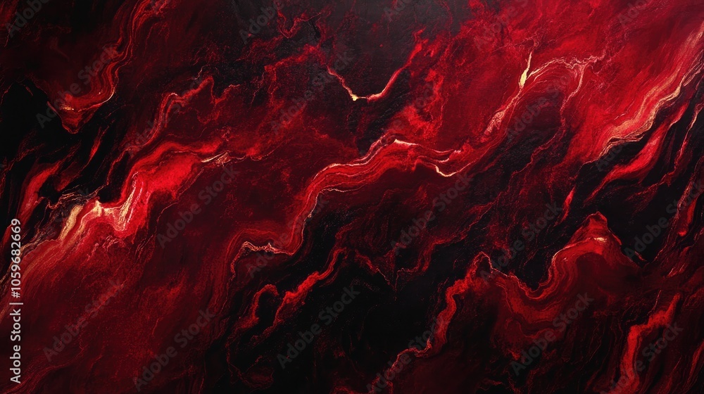 Aufkleber abstract dark red marble pattern luxurious deep red backdrop